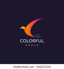 Colorful Eagle Company Tech Logo