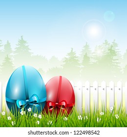 Colorful Easter background