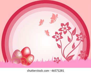 colorful easter design - vector