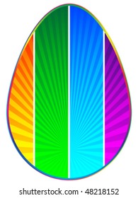 colorful easter egg