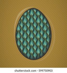 Colorful easter egg. Illustration 10 version