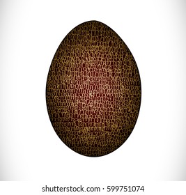 Colorful easter egg. Illustration 10 version