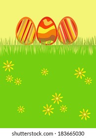 colorful easter egg illustration 