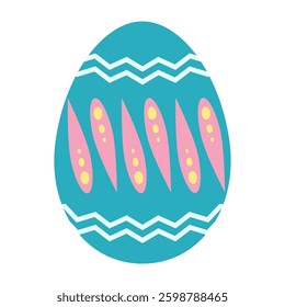 Colorful Easter egg illustrations featuring rabbits, carrots, and abstract patterns