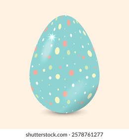 Colorful Easter Egg. Vector illustration of colorful easter egg, eps 10