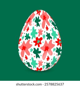 Colorful Easter Egg. Vector illustration of colorful easter egg, eps 10