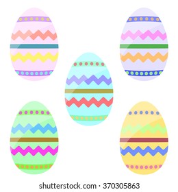 Colorful Easter eggs