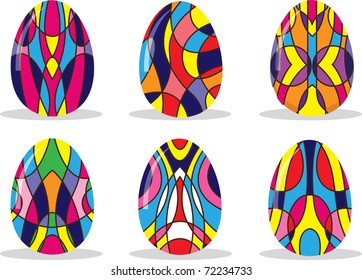 Colorful Easter Eggs