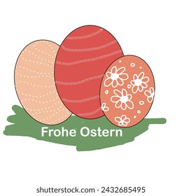 Colorful Easter Eggs: Cheerful Easter Decoration for a Festive Atmosphere