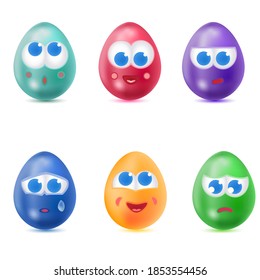 colorido emoción de huevos de pascua