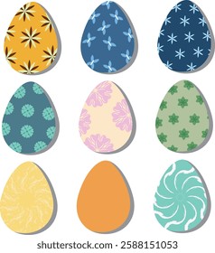 Colorful Easter Eggs for the Easter Holiday