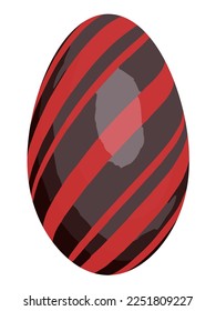Colorful easter eggs illustration material
