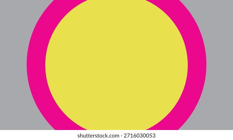 Los huevos de Pascua coloridos con la cinta se arreglan en un marco redondo floral en una Plantilla de Fondo de pantalla del arco iris rosado que presenta los patrones de la onda y la decoración del remolino del Arte vectorial