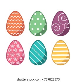 Colorful Easter Eggs Wax Resist Crayon Decorations 