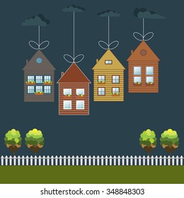 Colorful Eco Houses, Real Estate, Christmas Gifts