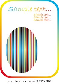 Colorful egg