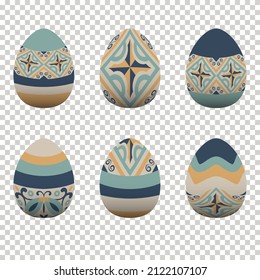 Colorful egg design In celebration of Easter Day. Vector illustration Eps10