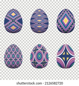 Colorful egg design In celebration of Easter Day. Vector illustration Eps10