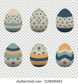 Colorful egg design In celebration of Easter Day. Vector illustration Eps10