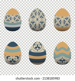 Colorful egg design In celebration of Easter Day. Vector illustration Eps10
