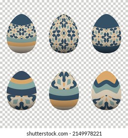 Colorful egg design In celebration of Easter Day. Vector illustration Eps10