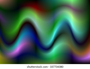 Colorful electric waves - abstract vector background design