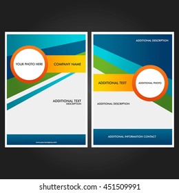 Colorful And Elegant Brochure Vector Design