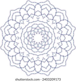 colorful Elegant Indian mandala design for decoration
