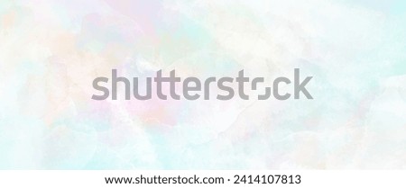 Colorful elegant vector watercolor texture art background. Modern alcohol ink illustration for cover design, cards, flyers, poster. Hand drawn abstract pastel color template for design.