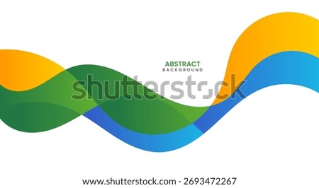 Colorful elegant wave background vector