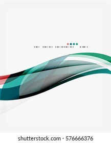 Decoración creativa de ondulaciones coloridas y elegantes. Fondo de plantilla de vector para diseño de flujo de trabajo, diagrama, opciones de número o diseño web
