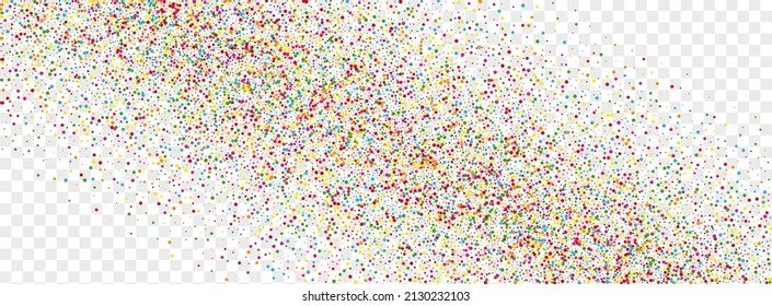 Colorful Element Background Transparent Vector. Geometric Carnaval Template. Multicolored Fiesta. Bright Polka Event. Circle Celebration Texture.