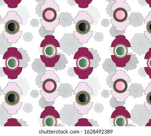 Colorful element designs background pattern 