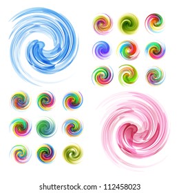 Colorful element set. Vector collection.