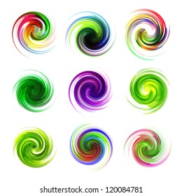 Colorful element set. Vector collection.