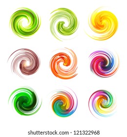 Colorful element set. Vector collection.