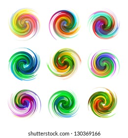 Colorful element set. Vector collection.