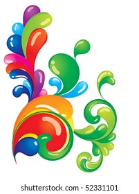 Colorful element for your design