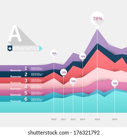 Colorful elements Infographics