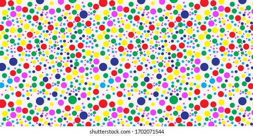 colorful ellipse pattern, seamless background