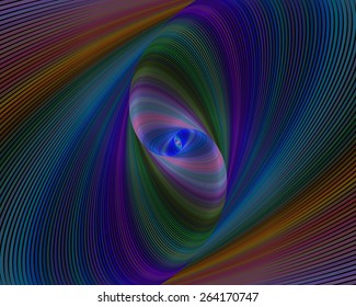 Colorful elliptical fractal background