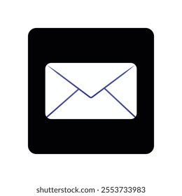 colorful email icon with vector