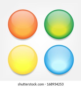 Colorful empty glossy icon