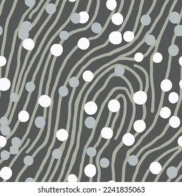 Vector de puntos gráficos creativos interminables. Tejidos Orgánicos Brillantes Y Abstractos, Papel De Techo Sin Maravillas. Impresión de la ilustración de color de degradado repetitivo. 