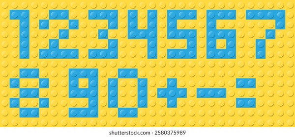 A Colorful and Engaging Number and Symbol Design for Creative and Fun Projects