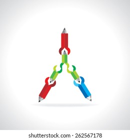 colorful engineering gears vector illustration 
