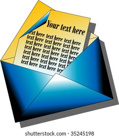 colorful envelope