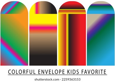 COLORFUL ENVELOPE KIDS FAVORITE. COLORFUL WALLPAPER BACKGROUND. FREE DOWNLOAD