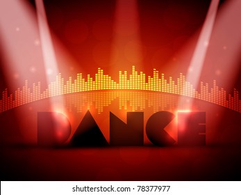 Colorful EPS10 Design for Dance - Vector Background