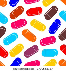 Borrachas coloridas padrão sem emenda. Plano de fundo de padrão de papel de borracha sem costura. Conceito de ferramenta de desenho e escrita. Formação padrão educacional no jardim de infância. Papel de parede tema educação elementar. 